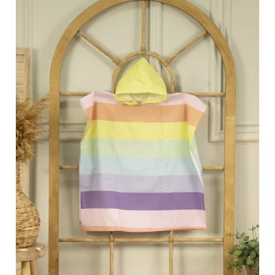 Manamo Rainbow Digital Printed Bath Towel Cotton Multi 70x140 cm