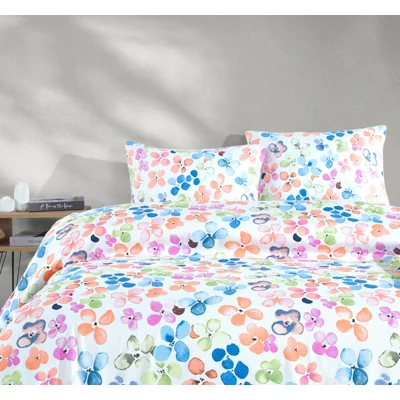 LAURA  DIGITAL PRINTED  WAFFLE  PIQUE  160X220 CM  MULTI
