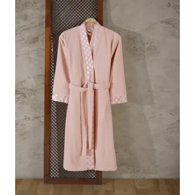 Manamo  Checker  ხალათი მიკროკოტონის ატმისფერი  L/XL