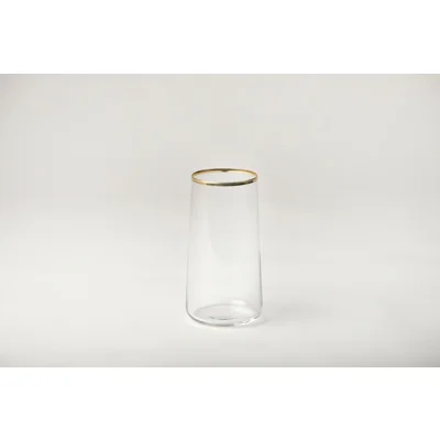 Manamo Avantgarde Cocktail Glass Transparent / Gold Rim 520 cc × H 150 mm × Ø 79 mm