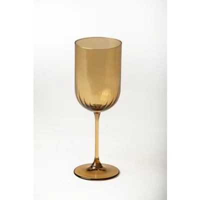 Manamo Adore Wine Glass Amber 410 cc × H 218 mm × Ø 75 mm