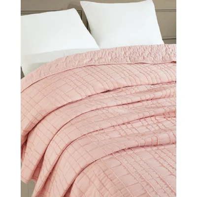 Manamo Lena Bed Spread Microfiber Powder Double Size 200x230 cm