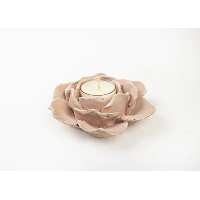 Manamo Woody Powder  Scented Stone Candle Holder  Powder